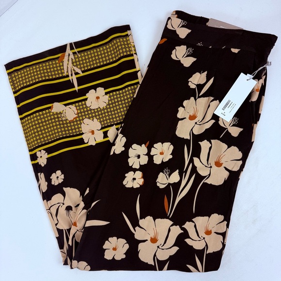 Soft Surroundings Pants - NEW Soft Surroundings Melita Wide Leg Floral Pants Women’s Size XL 2FZ4090901